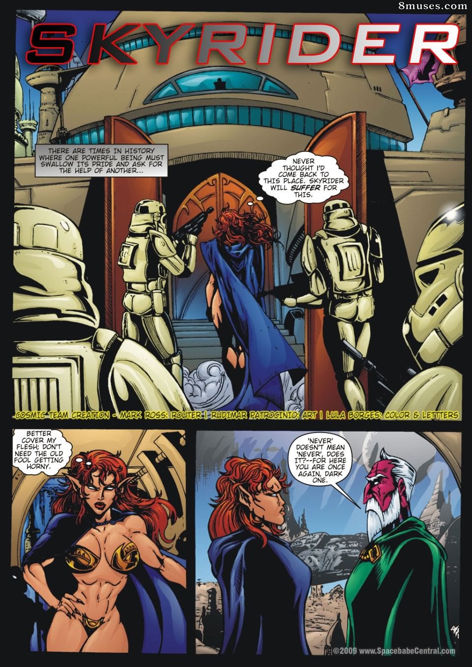 Space Babe Central - Skyrider - Page 67