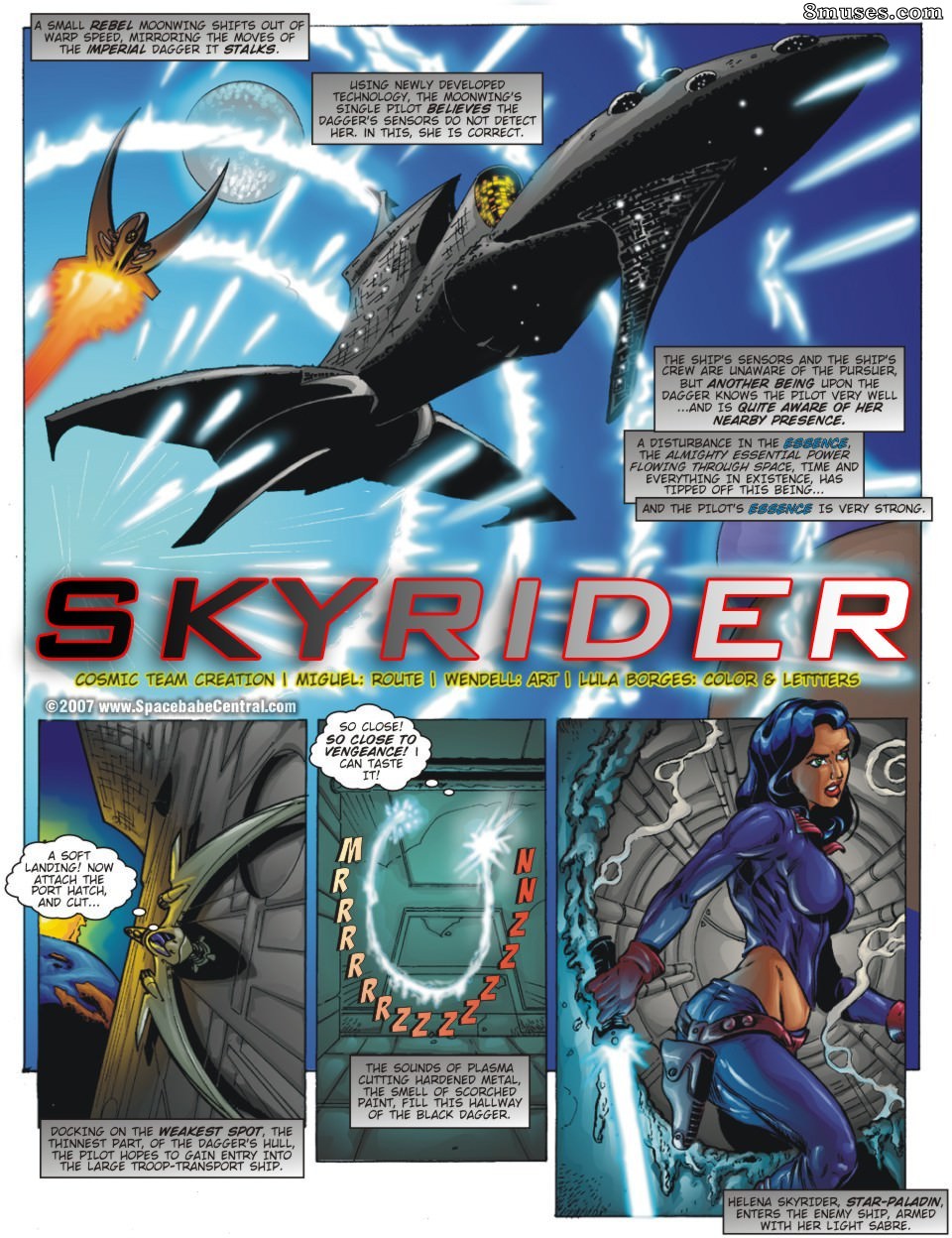 Space Babe Central - Skyrider - Page 2
