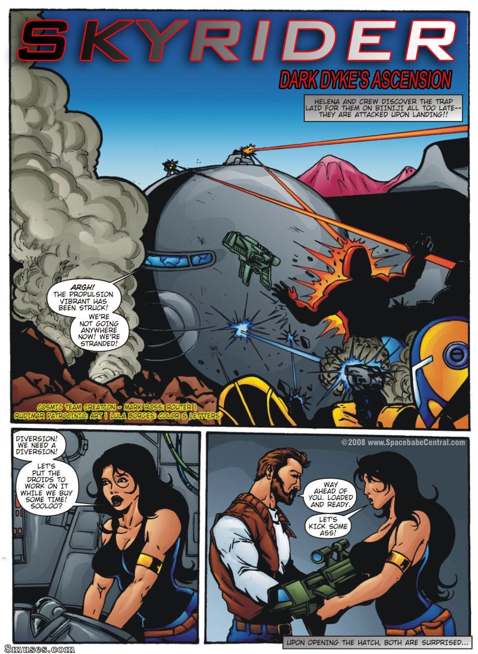 Space Babe Central - Skyrider - Page 57