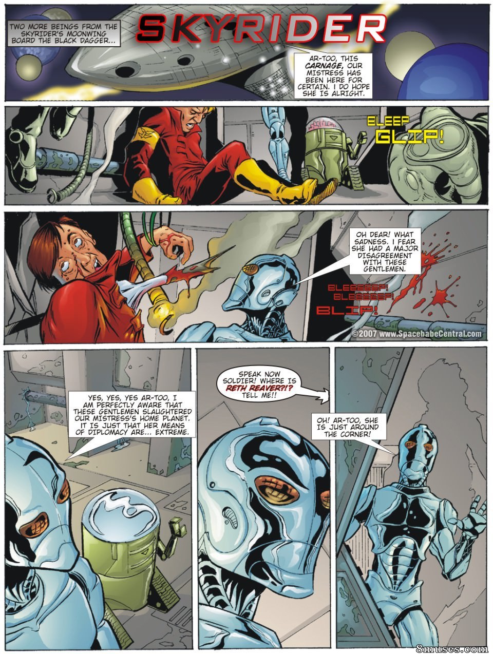 Space Babe Central - Skyrider - Page 7
