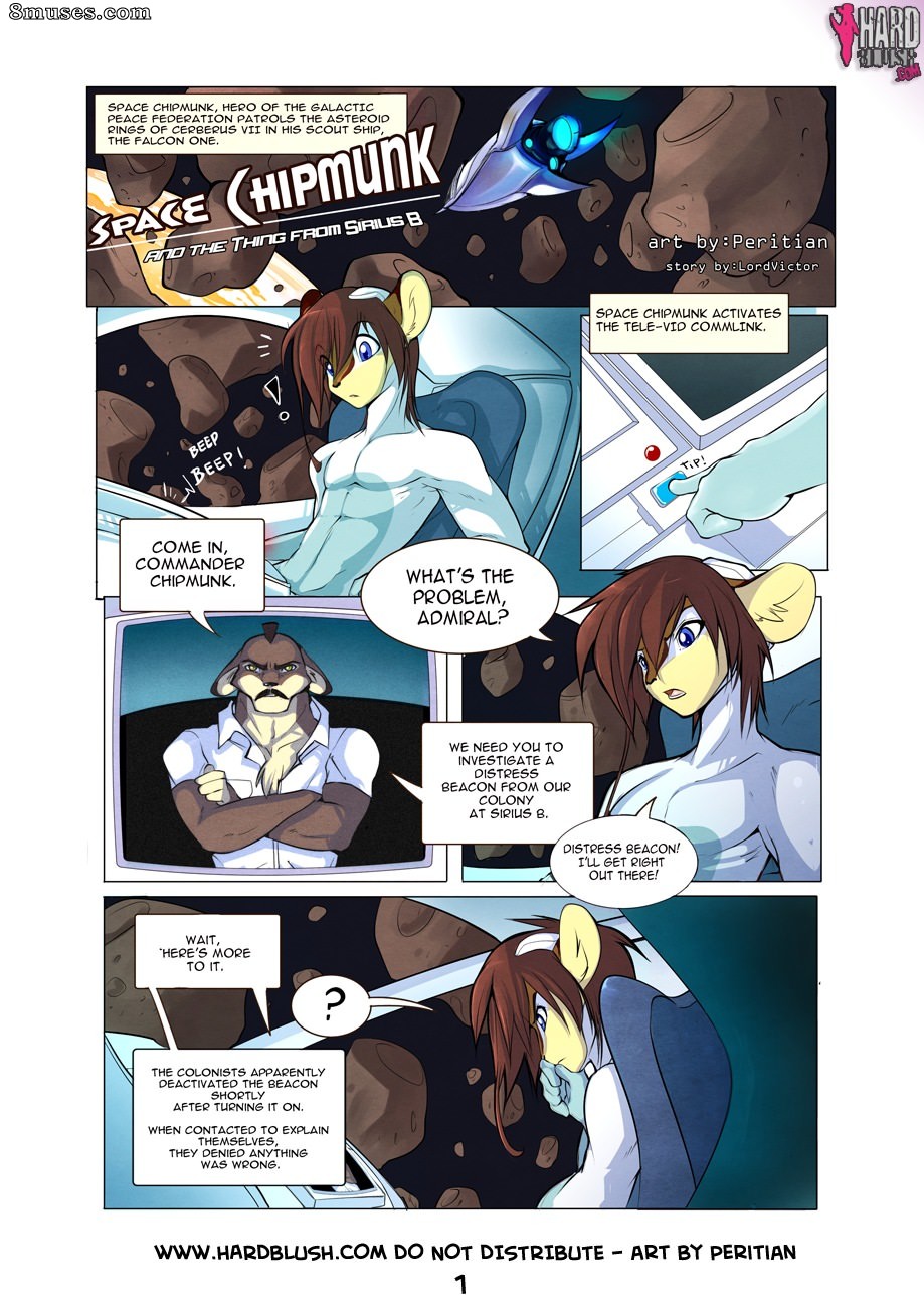 Hardblush Comics - Ardilla espacial - Página 1