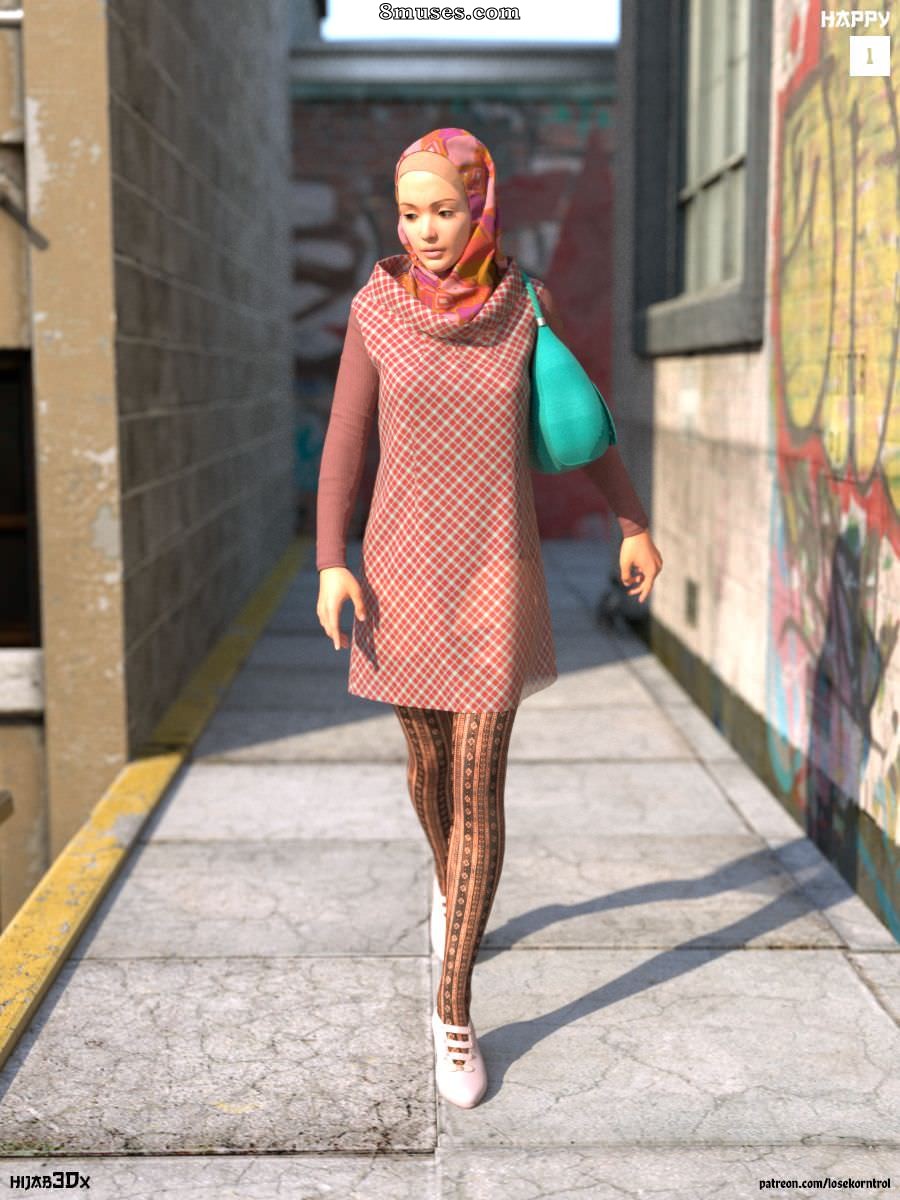 Hijab 3DX - LoseKorntrol - Happy - Page 1