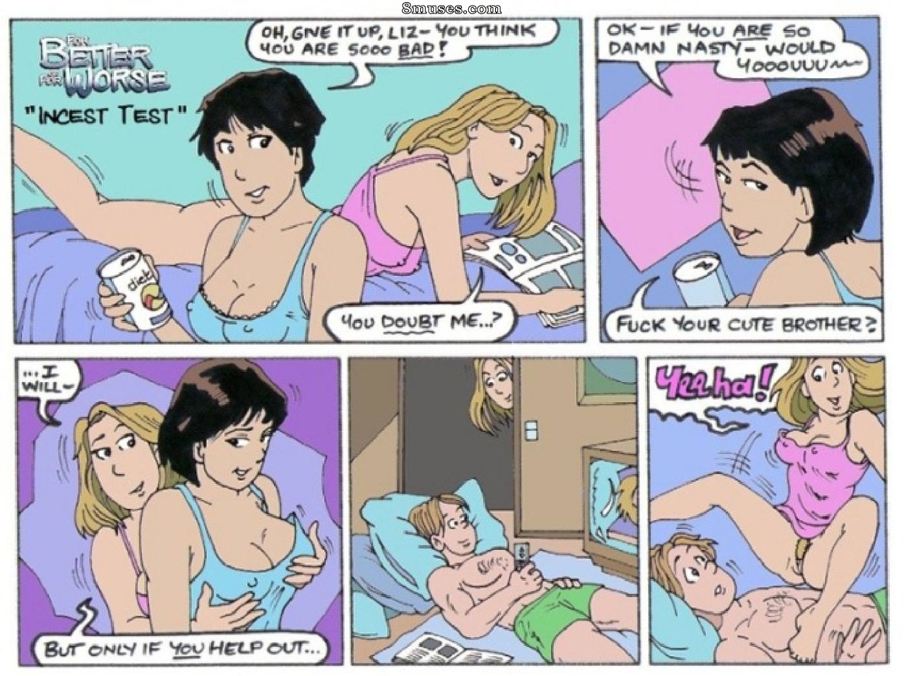 Kevin Karstens Comics - For Better or Worse - Incest Test - Page 1