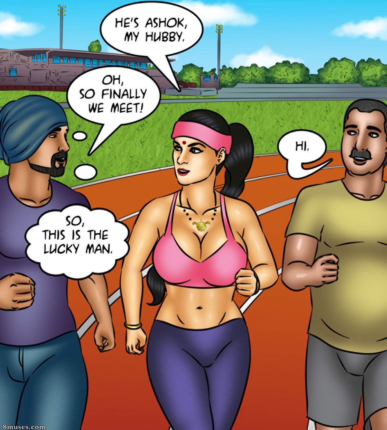 Kirtu.com Comics - Savita Bhabhi - Episode 123 - Yogasutra - Page 8
