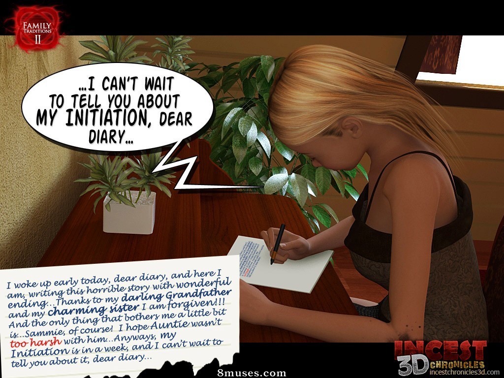 IncestChronicles3D Comics - Tradiciones familiares. Parte 2 - Página 83