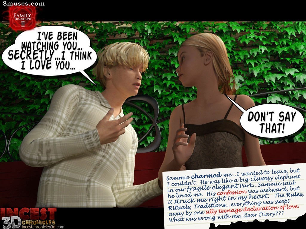 IncestChronicles3D Comics - Tradições familiares. Parte 2 - Página 4