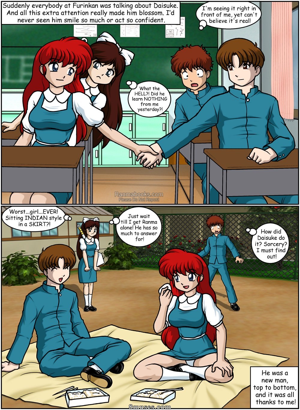 Ranma Books Comics - Por el amor de una chica lado - Página 38