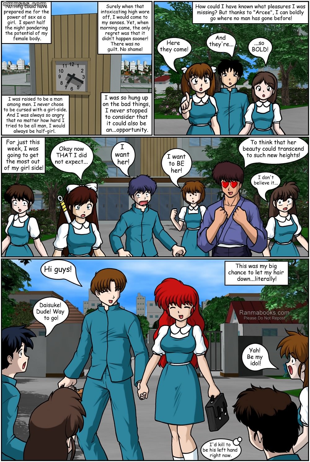 Ranma Books Comics - Pelo Amor de uma Garota Lado - Página 34