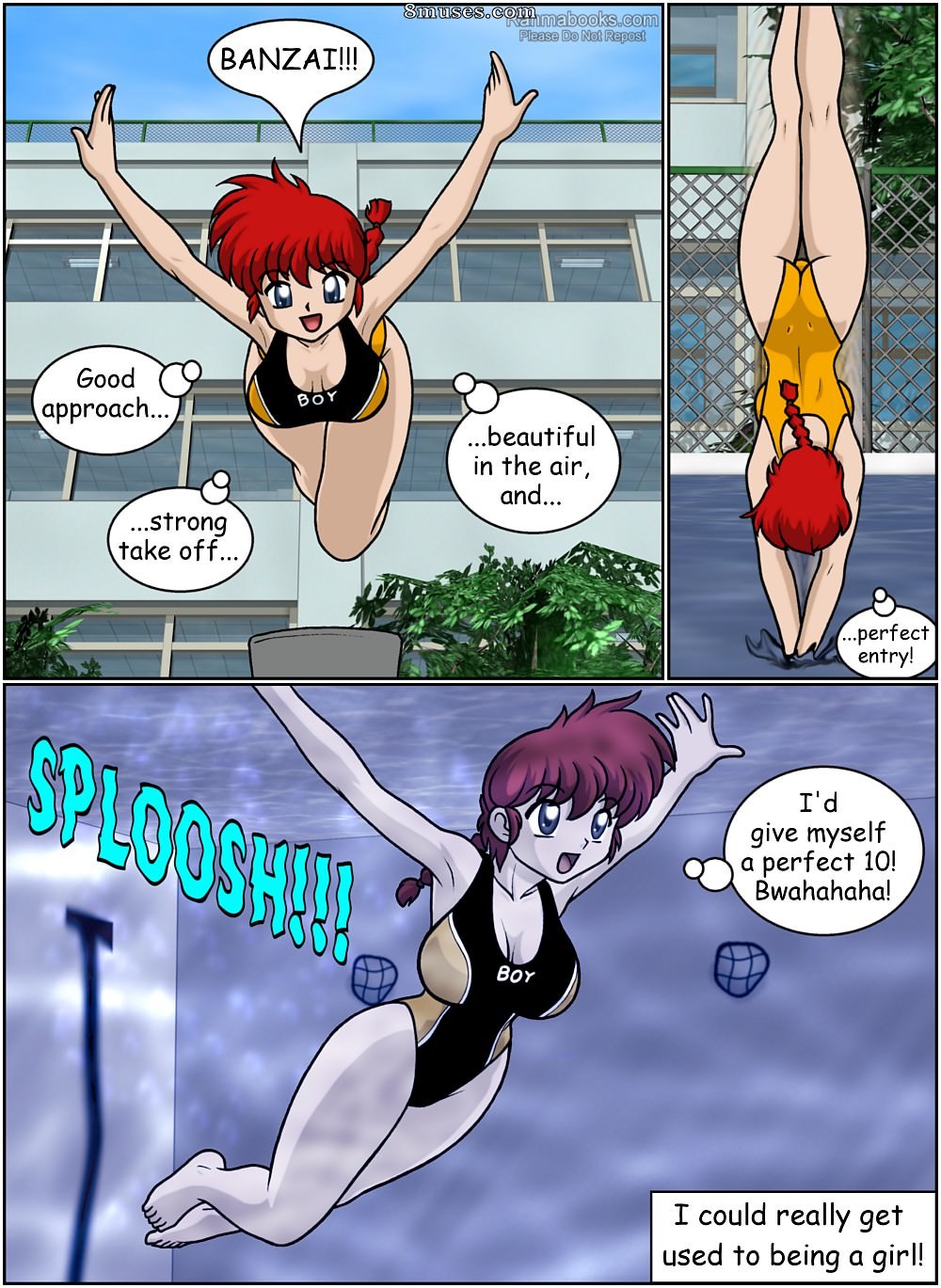 Ranma Books Comics - Pelo Amor de uma Garota Lado - Página 12