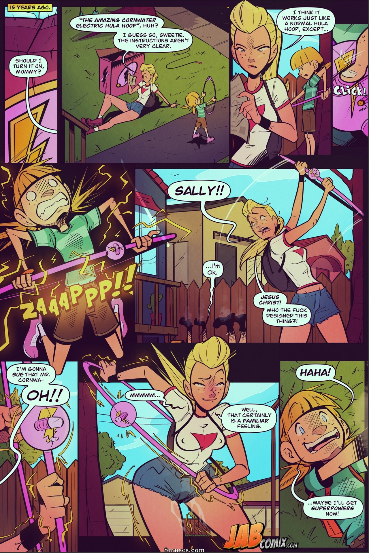 JAB Comics - Minha mãe - A estrela da televisão reality - Página 2