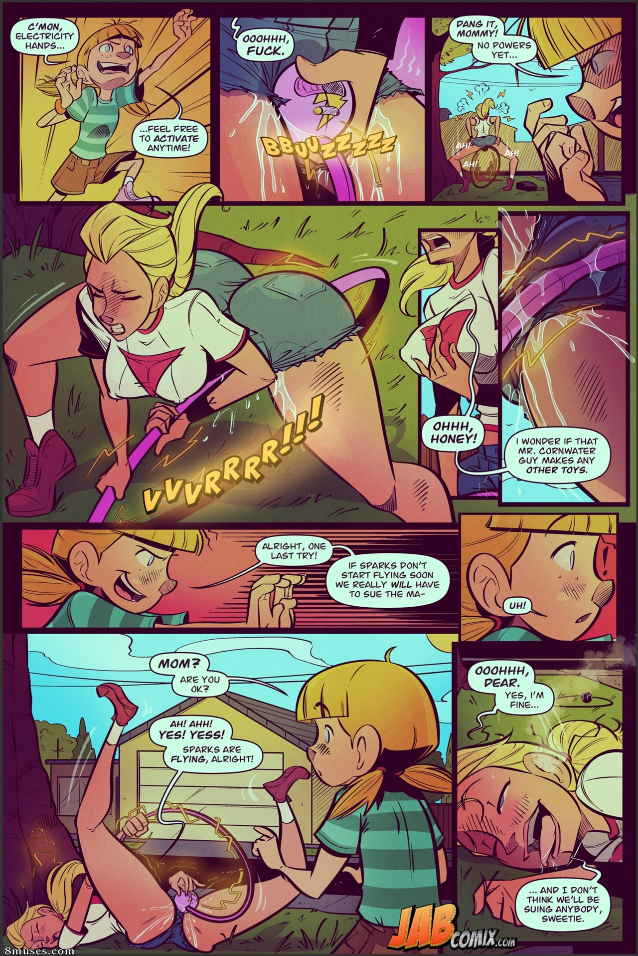 JAB Comics - Minha mãe - A estrela da televisão reality - Página 3