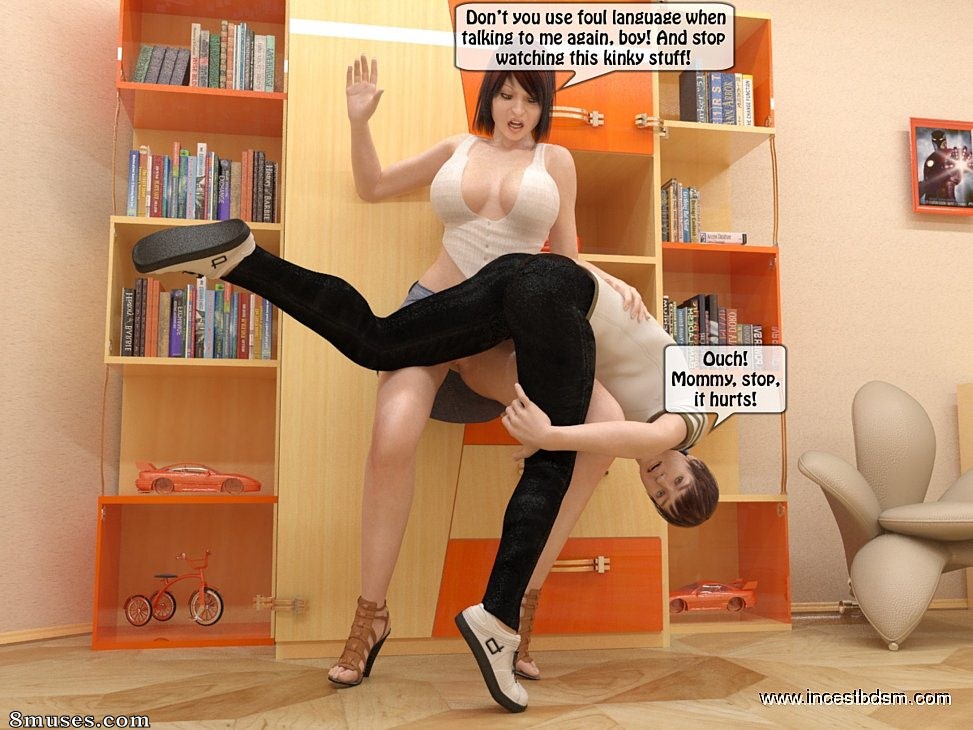 IncestBDSM.com Comics - Masturbador pequeño obtiene su primera experiencia de incesto - Página 8