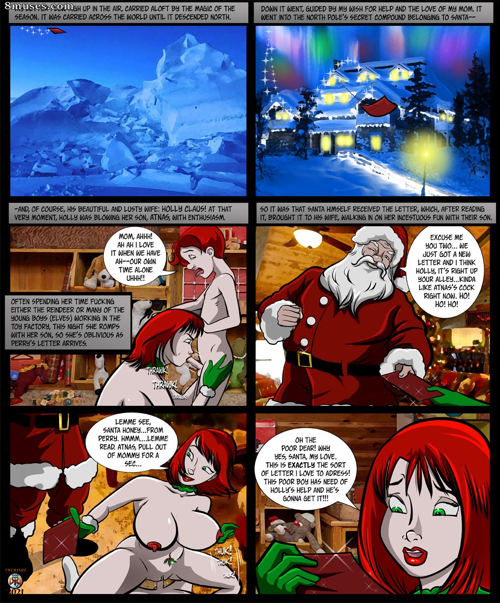 Everfire Comics - Ajuda de feriado de Holly - Holiday Help from Holly - Página 3