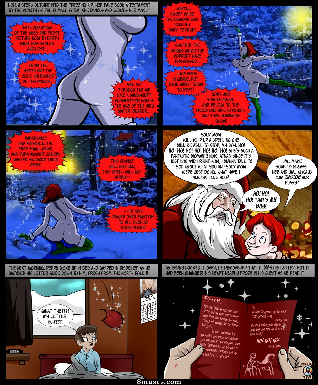 Everfire Comics - Ajuda de feriado de Holly - Holiday Help from Holly - Página 4