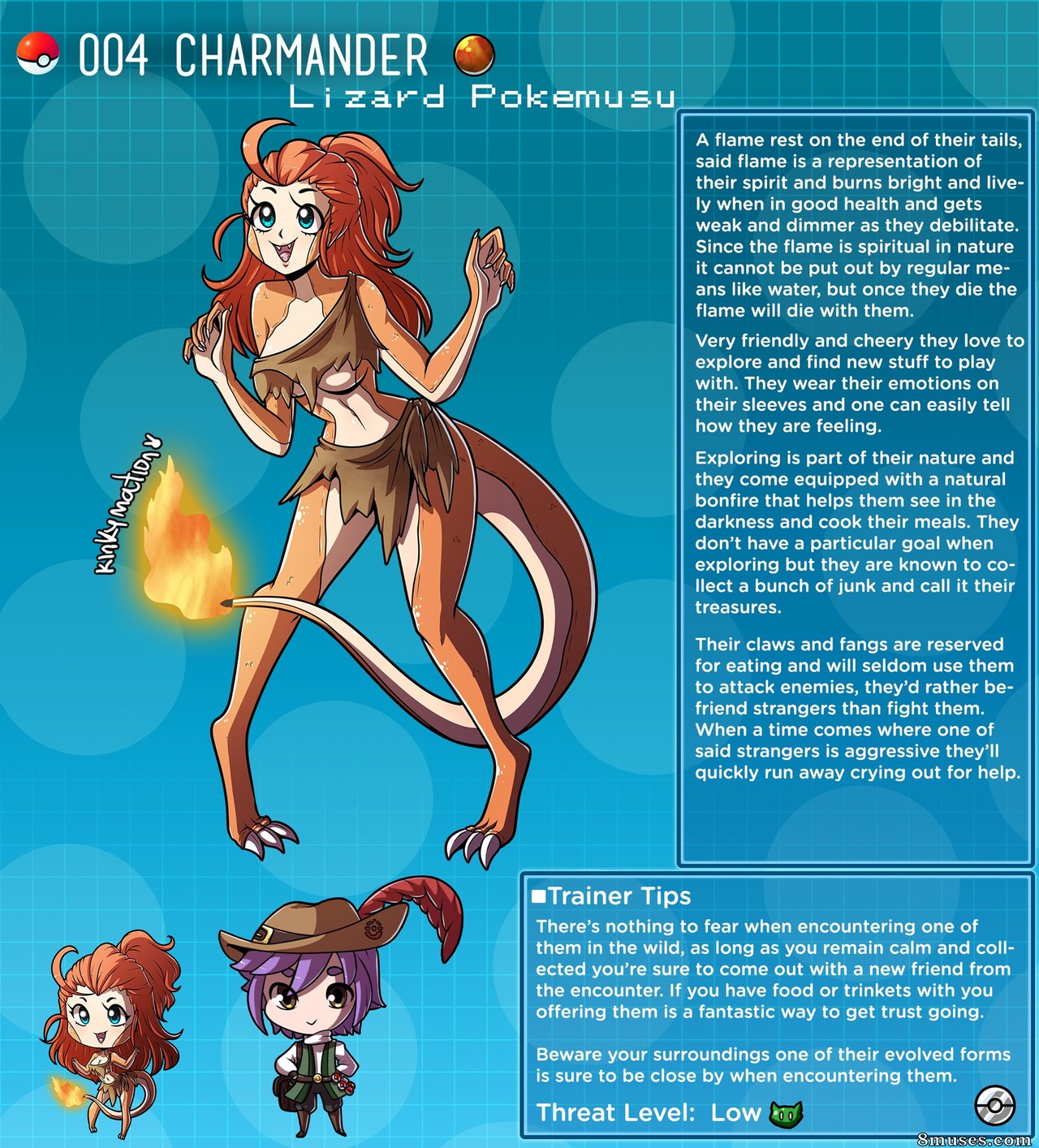 Kinkymation Comics - Pokemusu Dex - Tem que transar com todos! - Página 8
