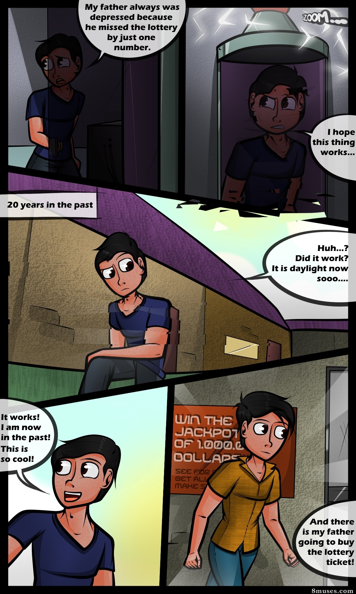 TGedNathan Comics - O acidente de tempo - Página 3