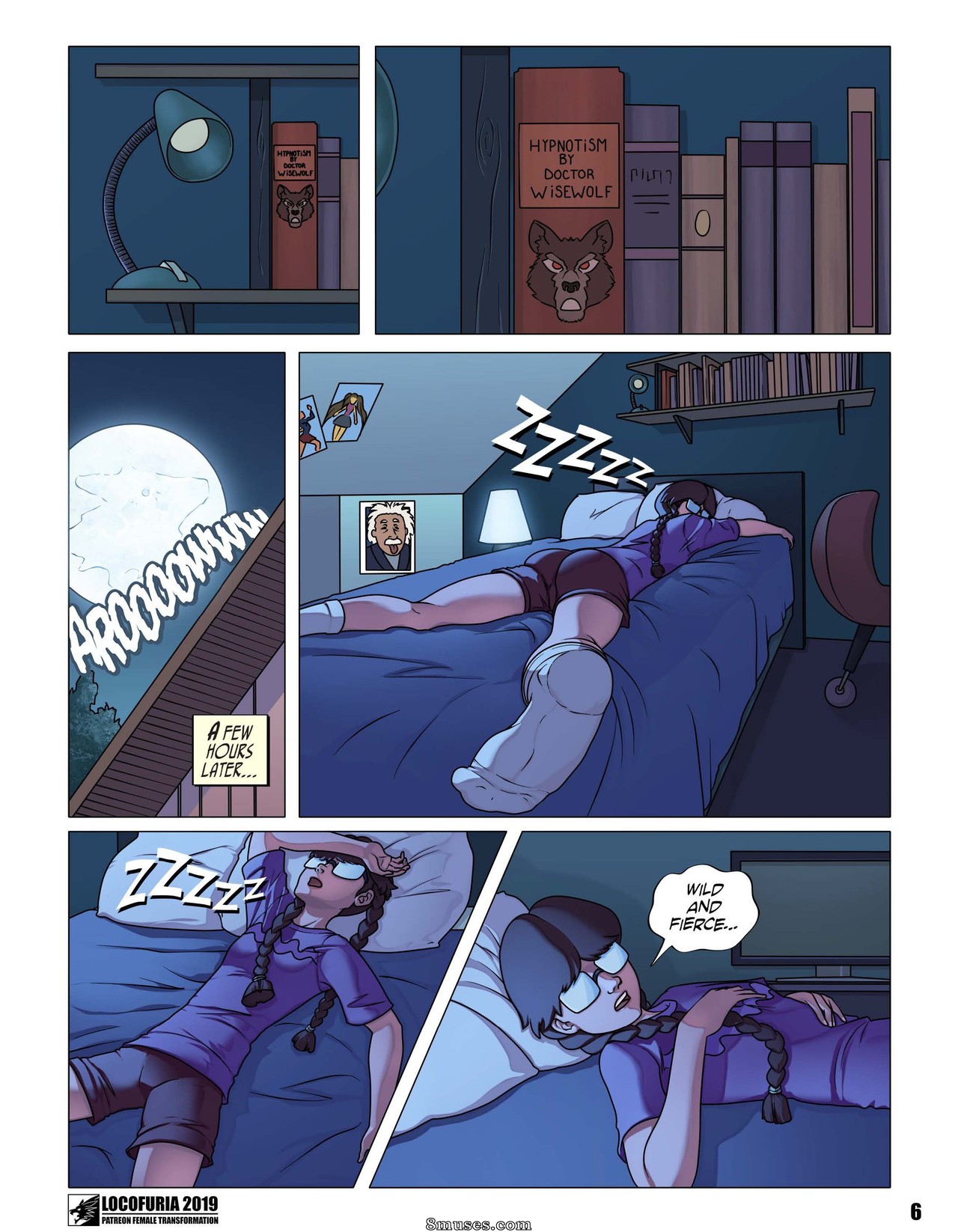 Locofuria Comics - Auto-hipnose lupina - Página 7