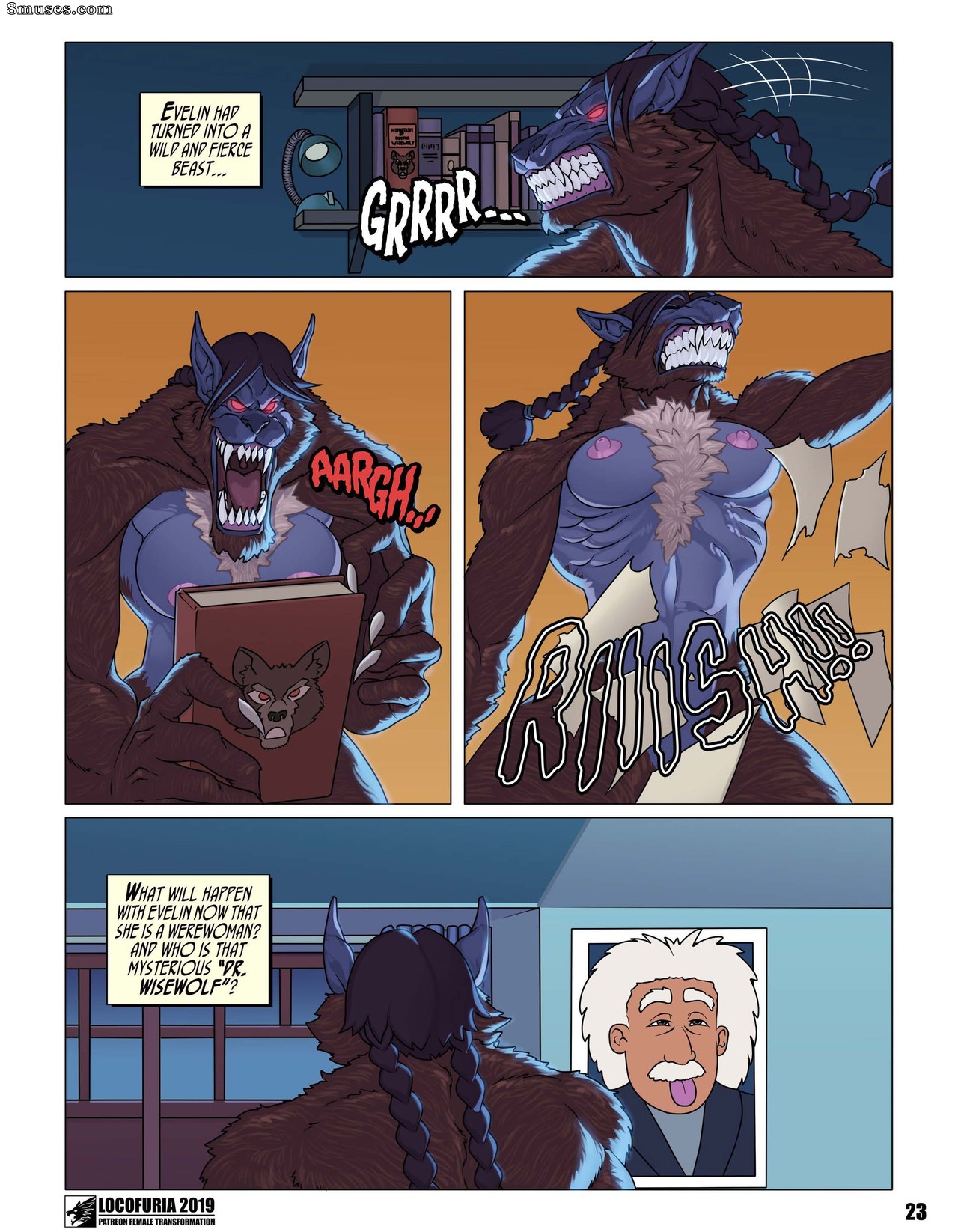 Locofuria Comics - Auto-hipnose lupina - Página 24