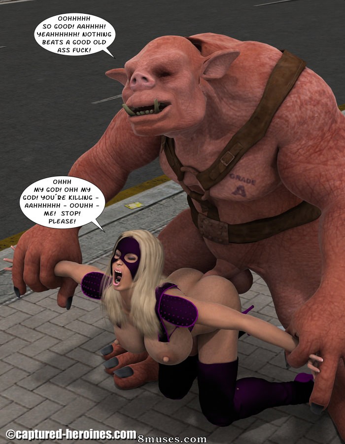 Captured-Heroines Comics - Fantasma vs Porco Raw - Página 28