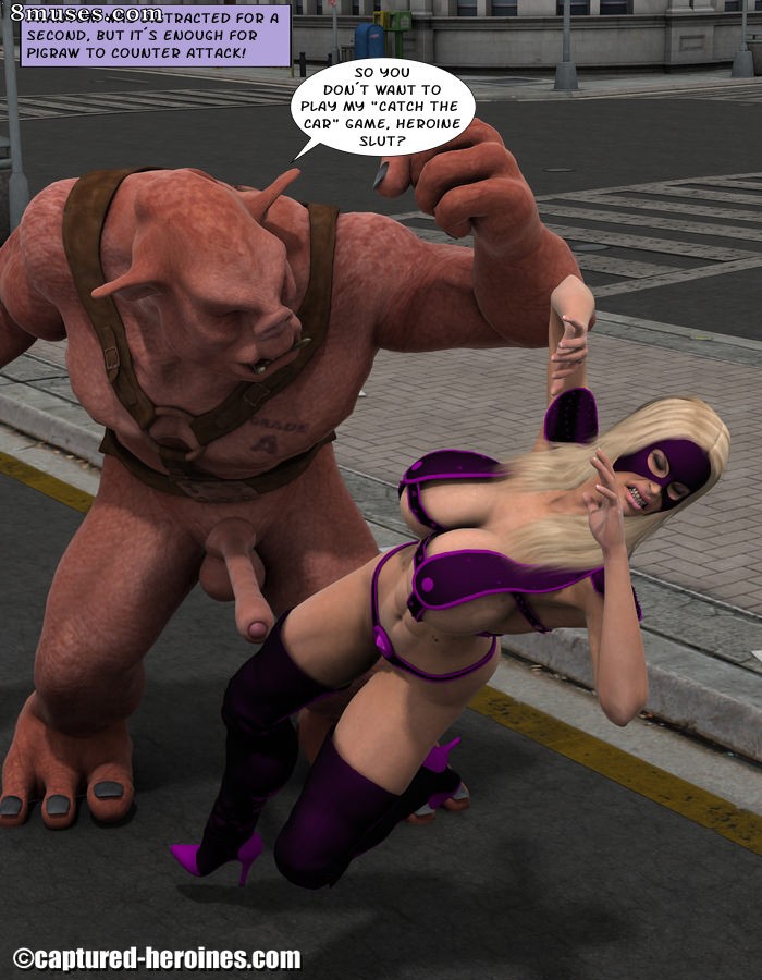 Captured-Heroines Comics - Phantom vs Pigraw - Page 10