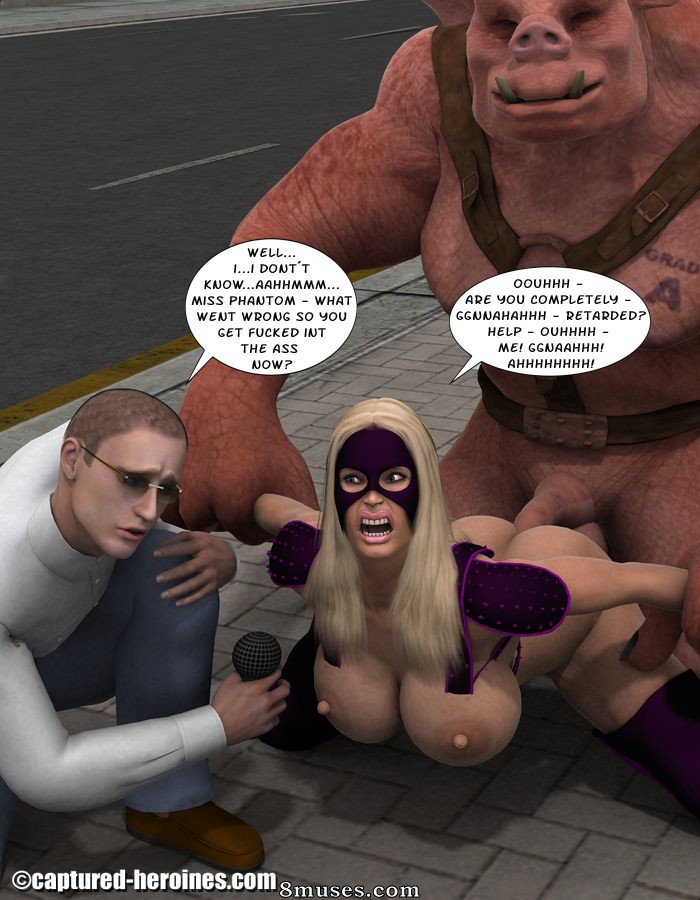 Captured-Heroines Comics - Phantom vs Pigraw - Page 38