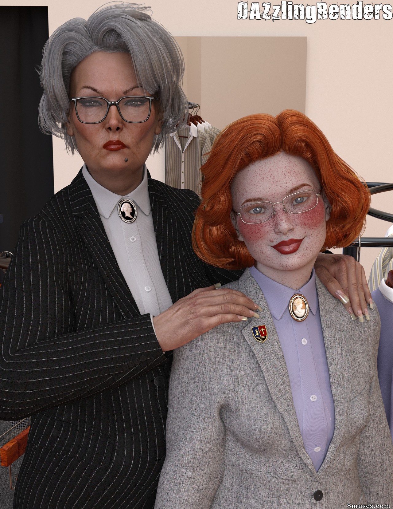 DAZzling Renders aka Cocksucker - Catherine (21) & Miss Marjorie (58) - Page 23