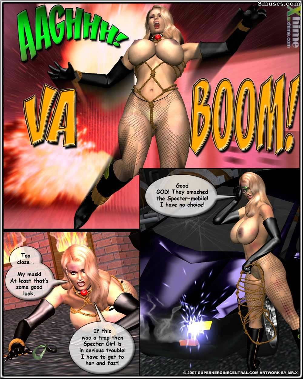 Superheroine Central Comics - Green Specter and Specter Girl - Circus of Terror - Page 36