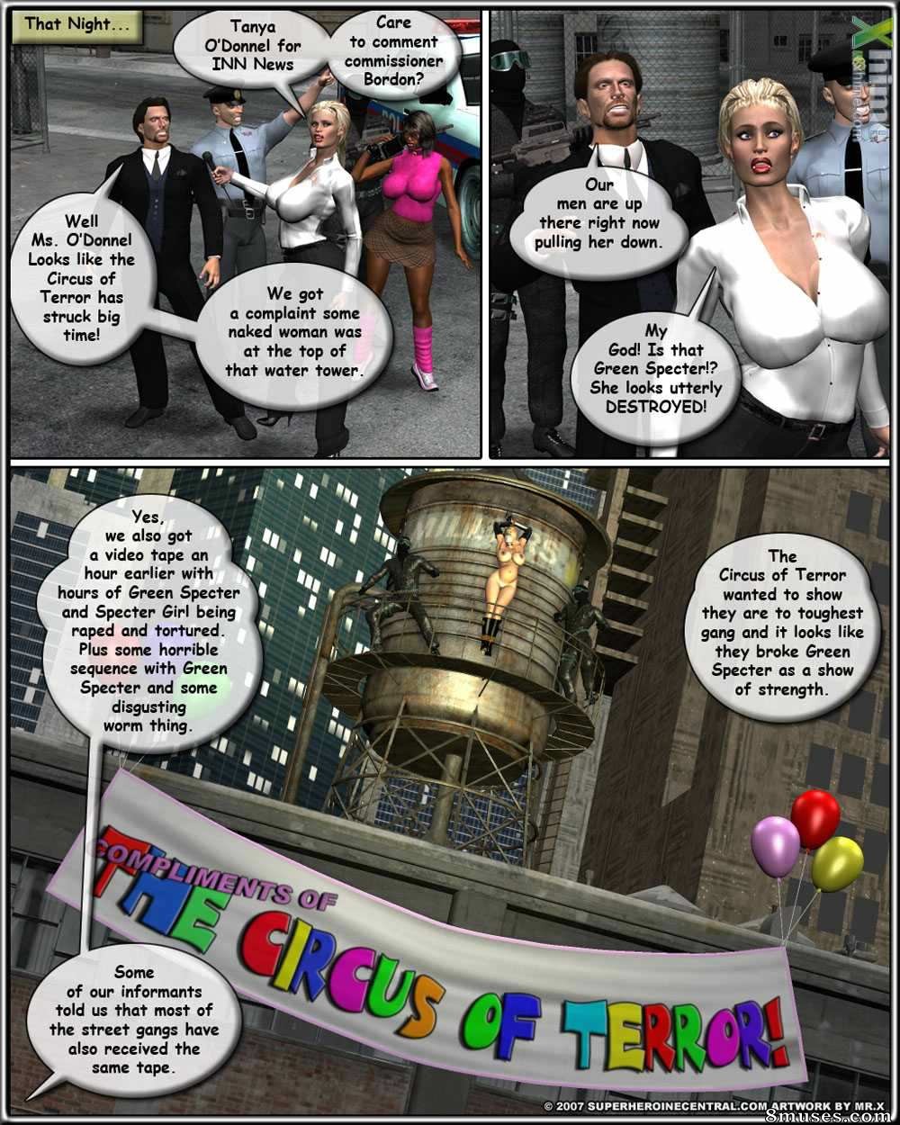 Superheroine Central Comics - Green Specter and Specter Girl - Circus of Terror - Page 71