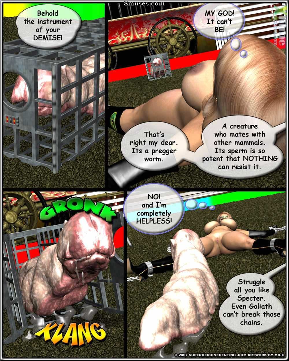 Superheroine Central Comics - Green Specter and Specter Girl - Circus of Terror - Page 65