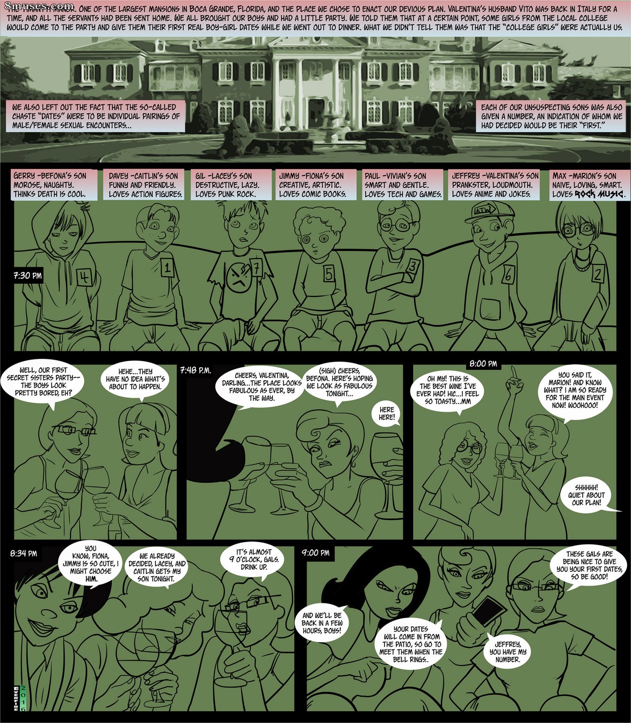 Everfire Comics - Diary of a Secret Neighborhood Wives Milf-Club - Page 5