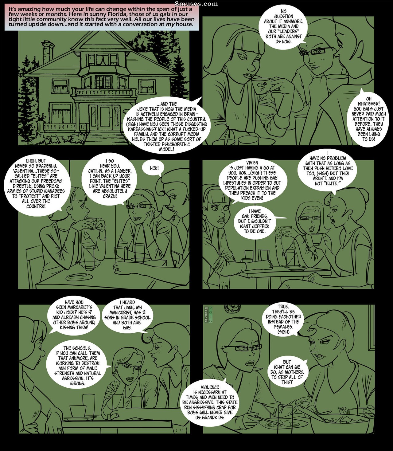 Everfire Comics - Diary of a Secret Neighborhood Wives Milf-Club - Page 2