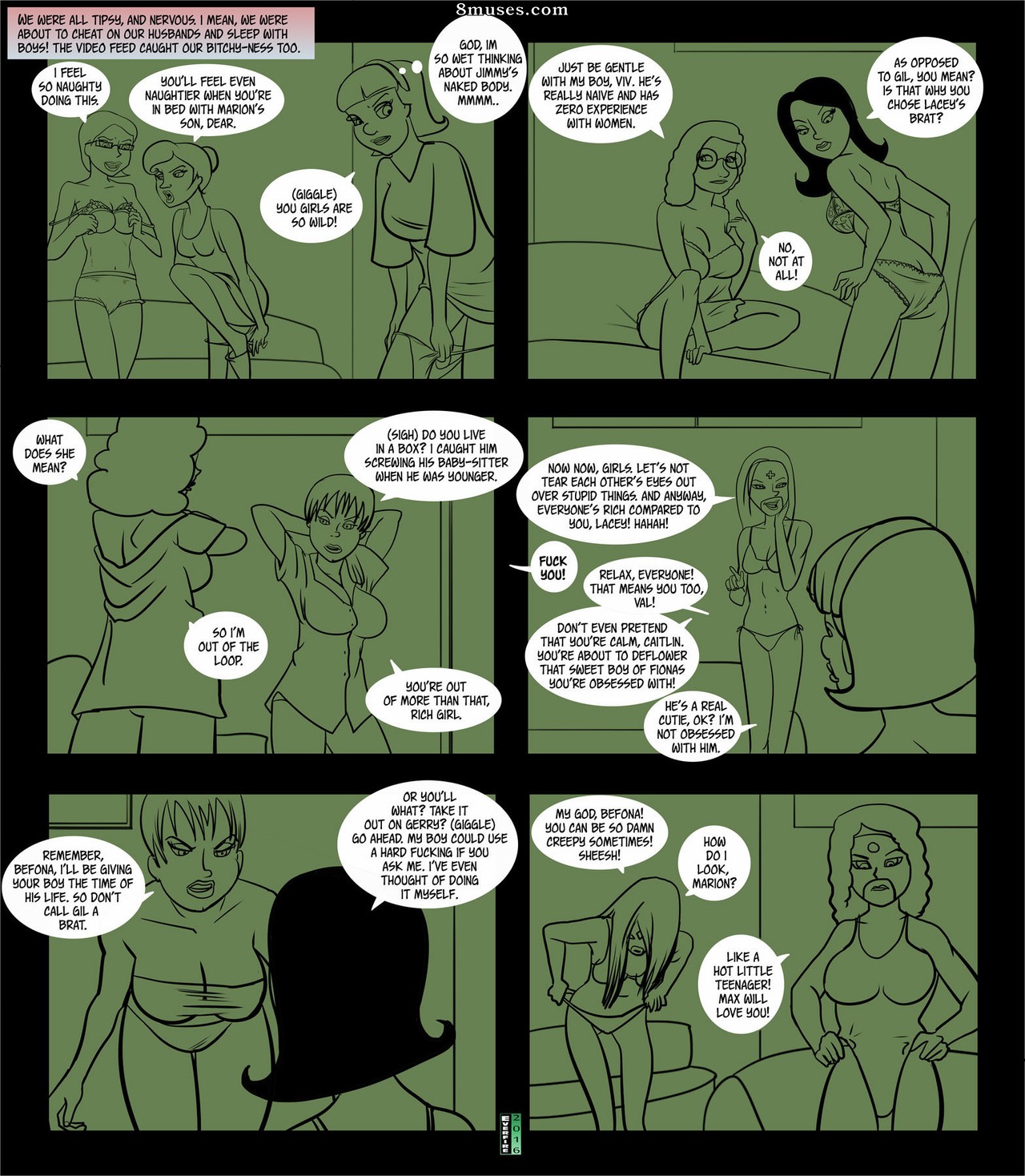 Everfire Comics - Diary of a Secret Neighborhood Wives Milf-Club - Page 14