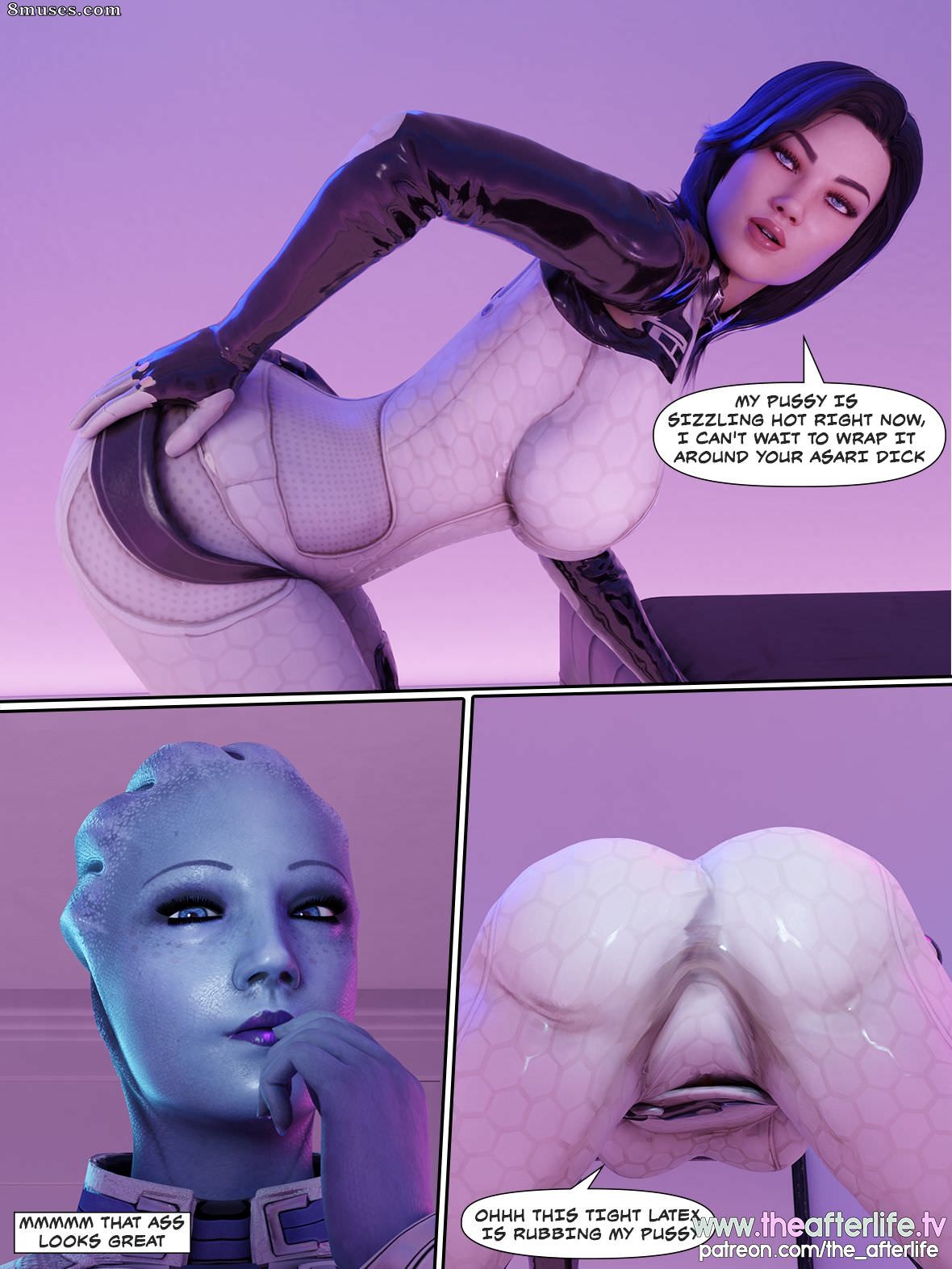 Colección Mass Effect - La noche libre de Liara y Miranda - Página 8