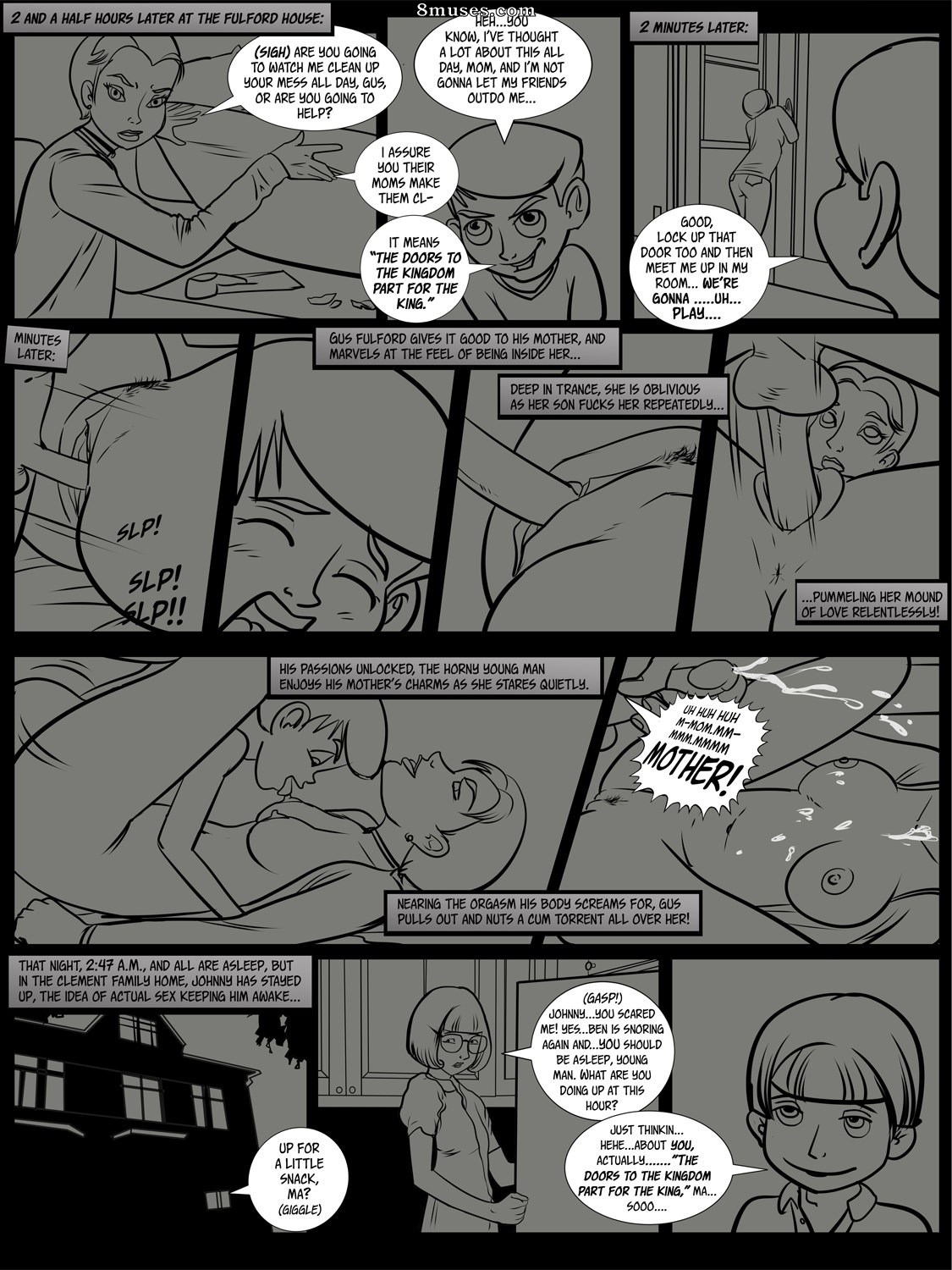 Everfire Comics - Secret MILF Mind-control Holiday Sex Club - Page 15