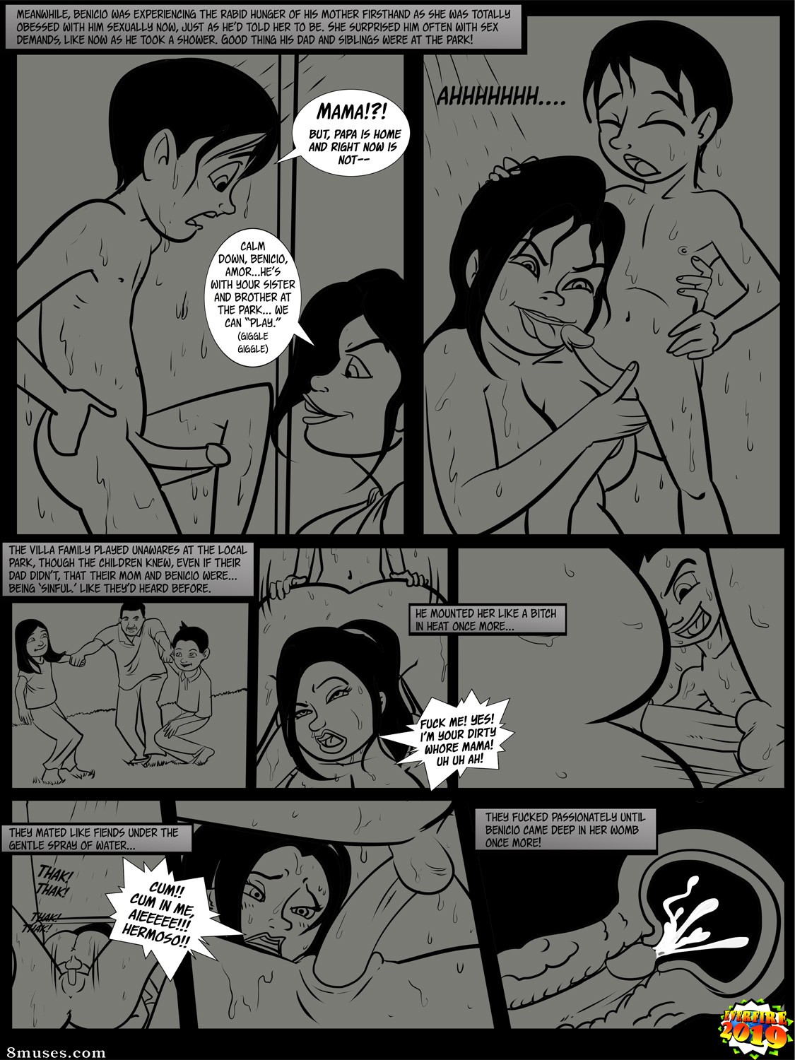 Everfire Comics - Clube de sexo secreto de MILF controle mental feriado - Página 22