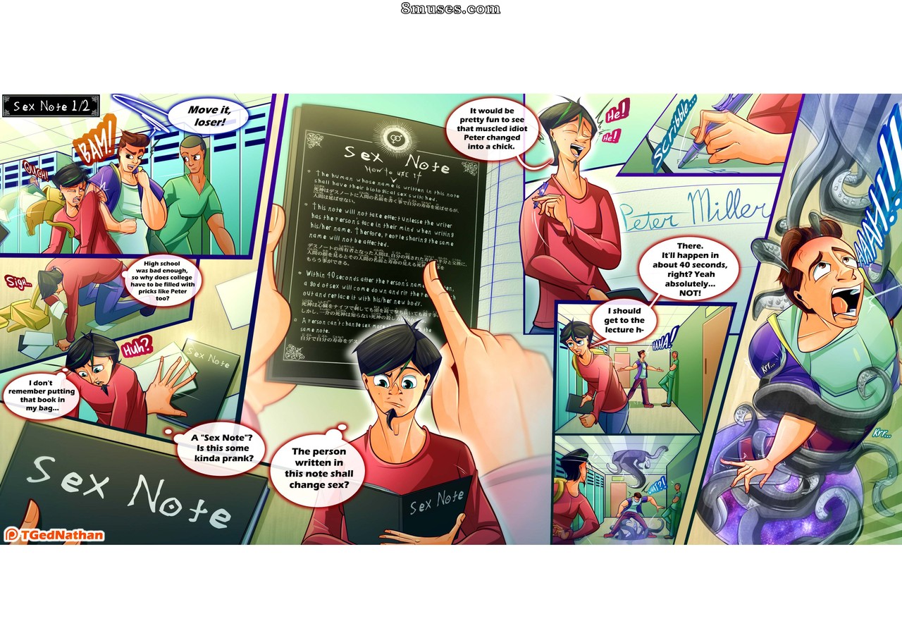 TGedNathan Comics - Nota sexual - Página 1