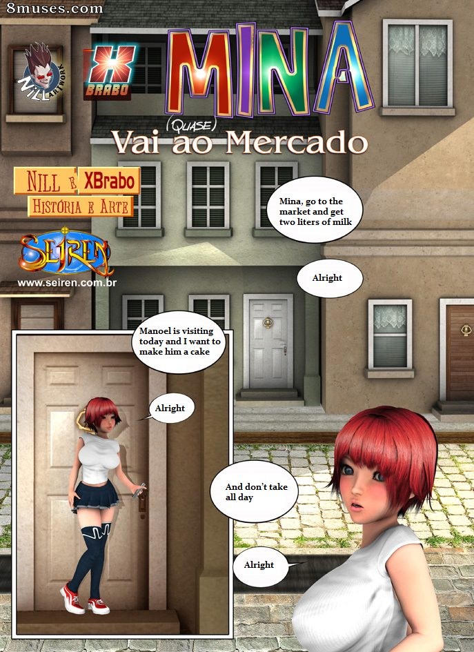 Seiren.com.br Comics - Mina Goes To The Market - Page 2