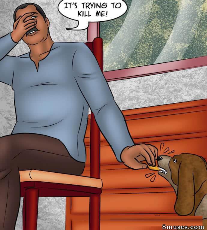 Kirtu.com Comics - Savita Bhabhi - Episode 84 - Giving the Dog a Bone - Page 43