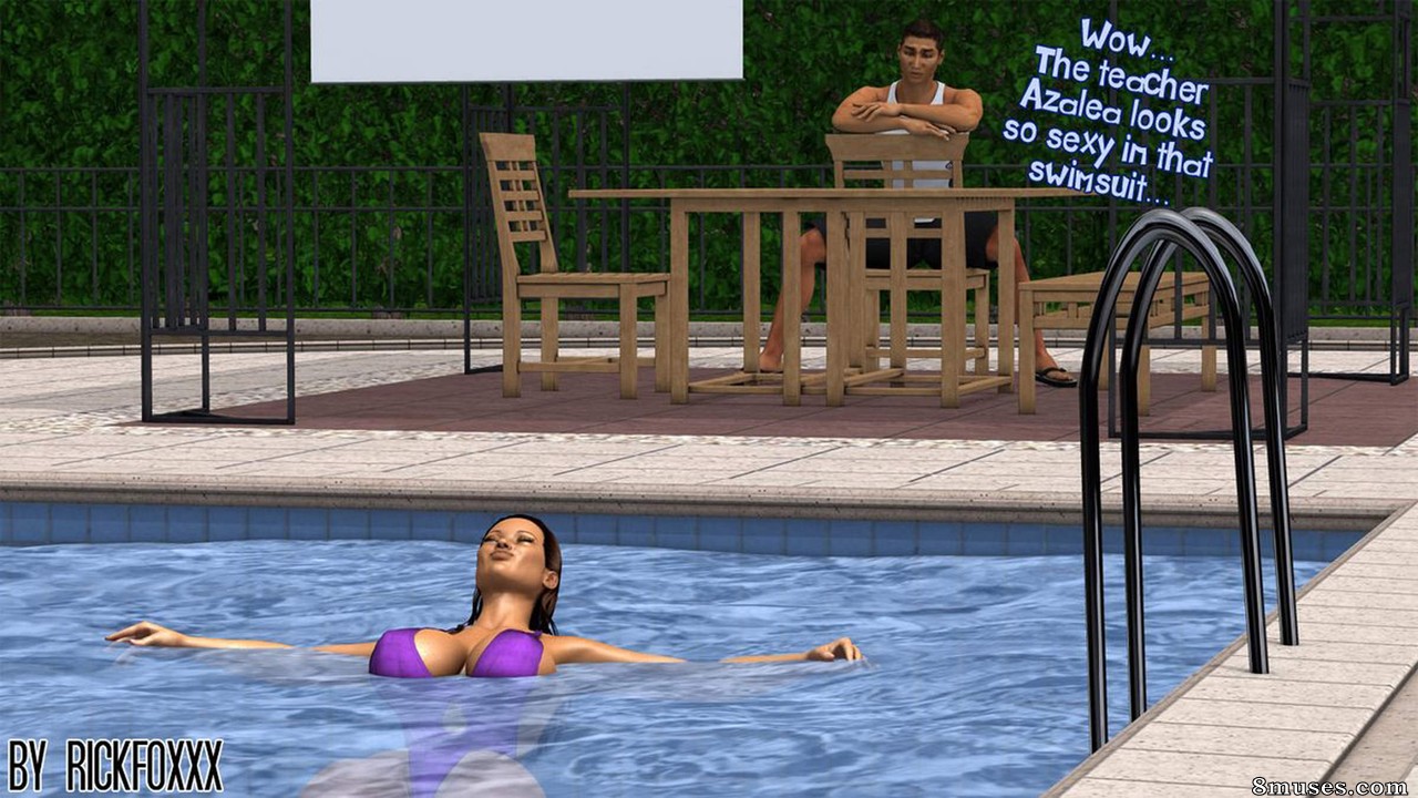 The Foxxx Comics - Heavenly Pool Lesson - Page 19