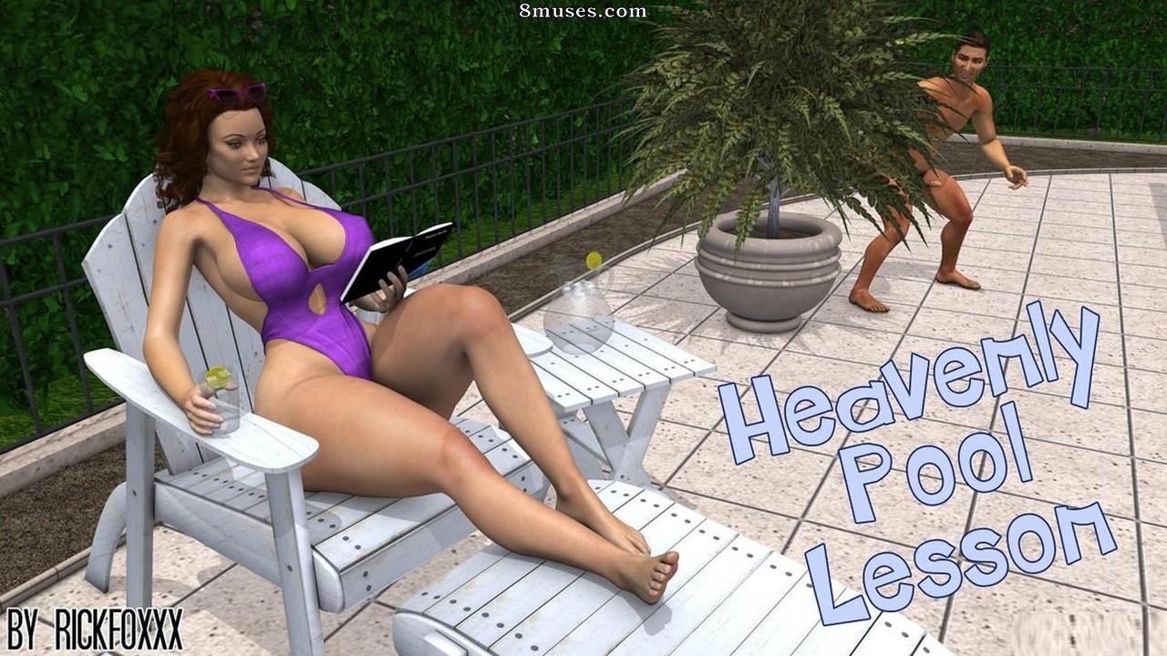 The Foxxx Comics - Heavenly Pool Lesson - Page 1