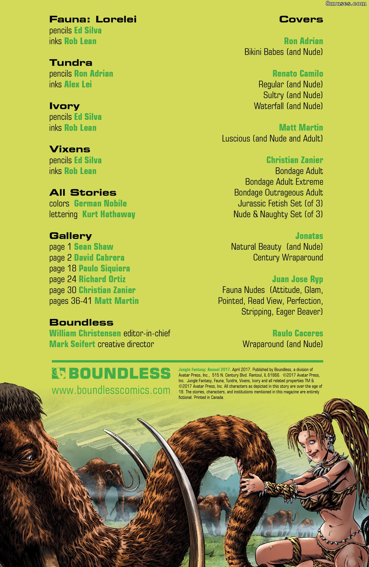Boundless Comics - Fantasía de la selva - Anual 2017 - Página 2