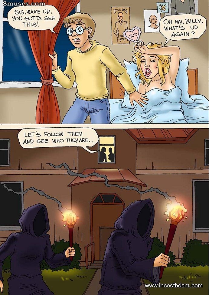 IncestBDSM.com Comics - Ensinar pequenos voyeuristas uma lição dura - Página 1