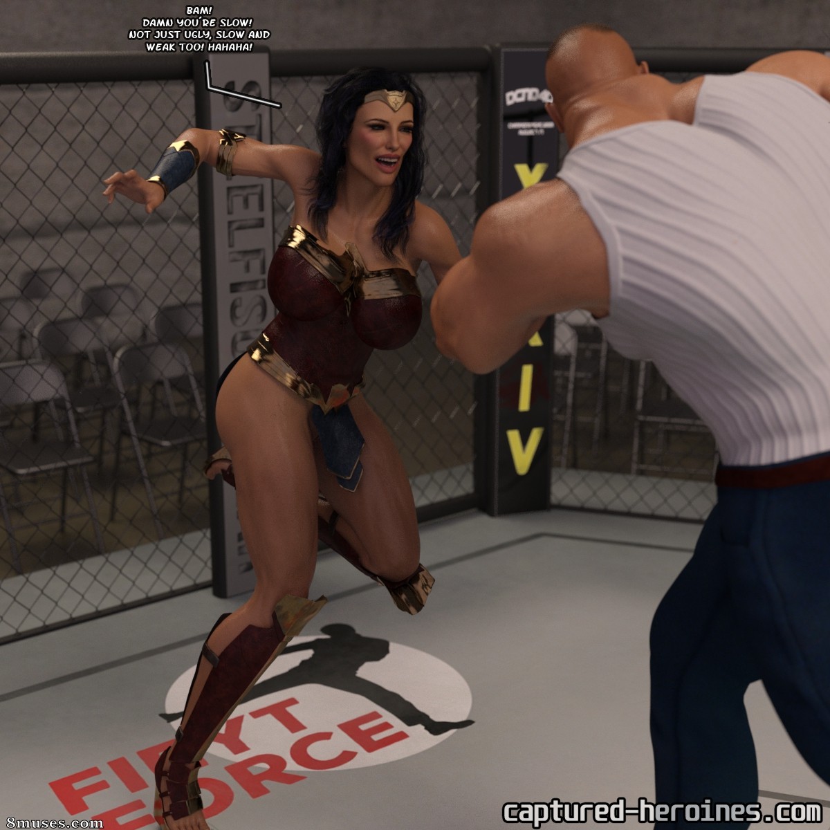Captured-Heroines Comics - Wonda Woman - Back in Riverside City - Page 9