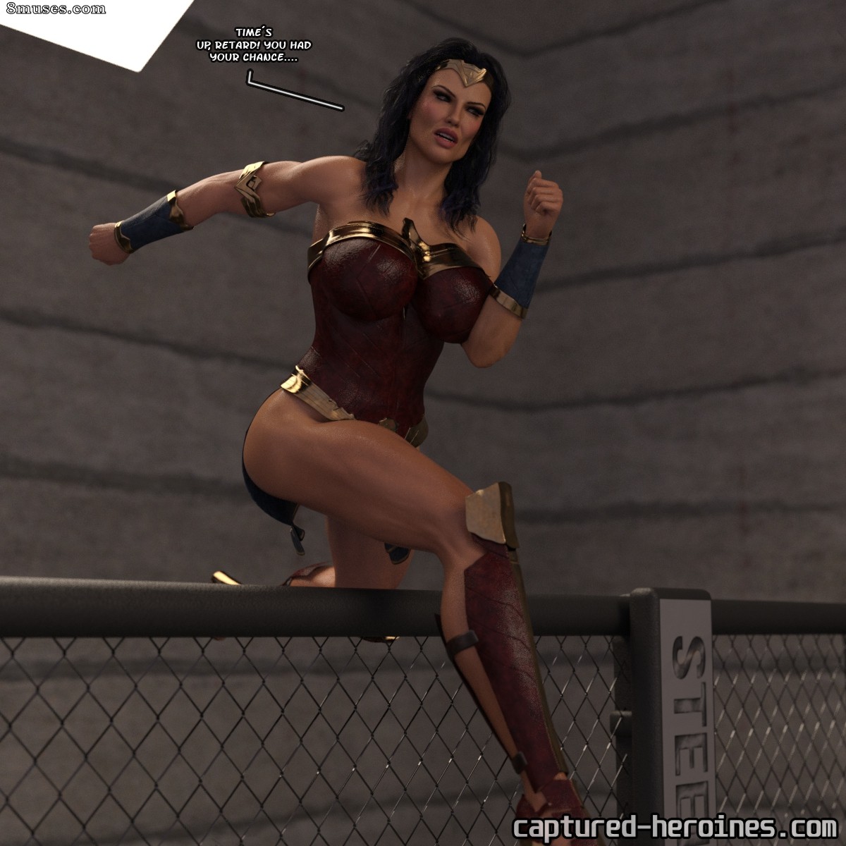 Captured-Heroines Comics - Wonda Woman - De volta à cidade de Riverside - Página 5