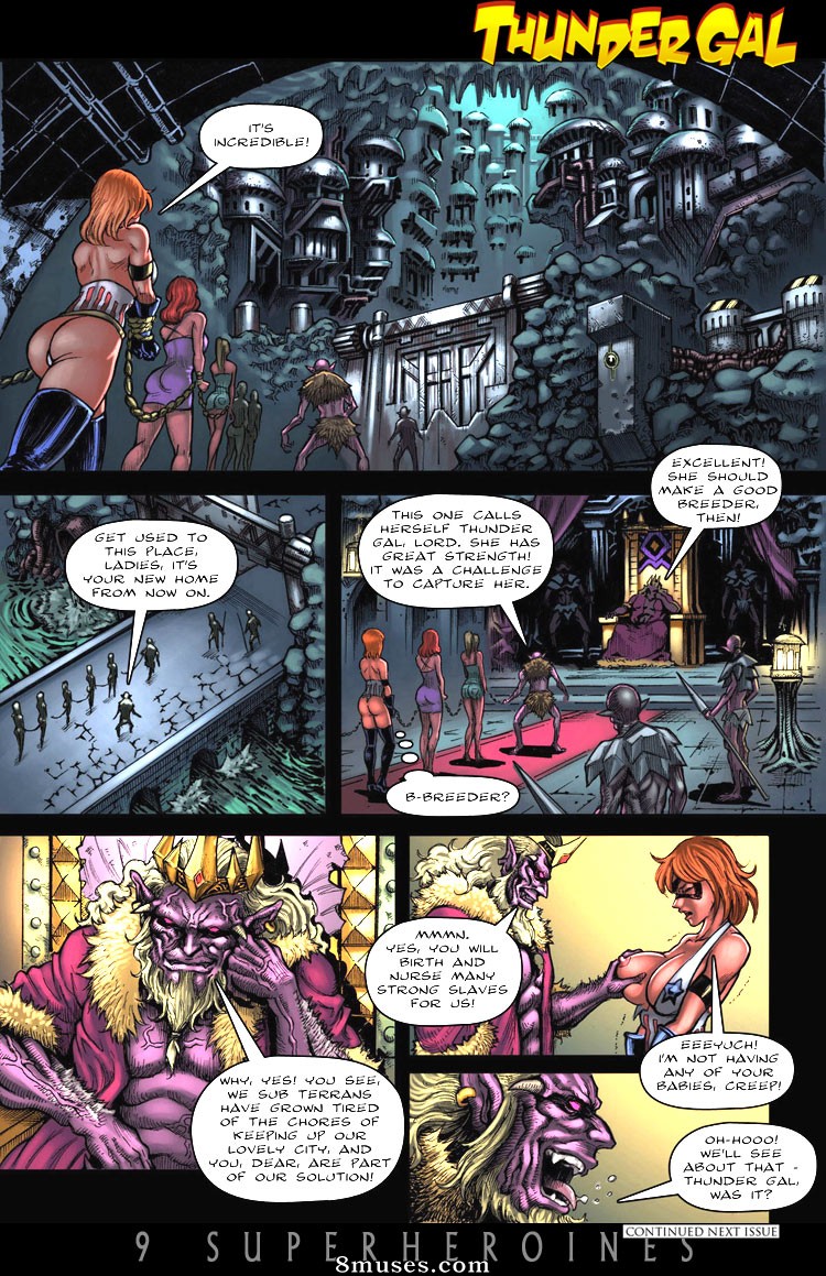 9 Superheroines Comics - Thunder gal2 - Página 18
