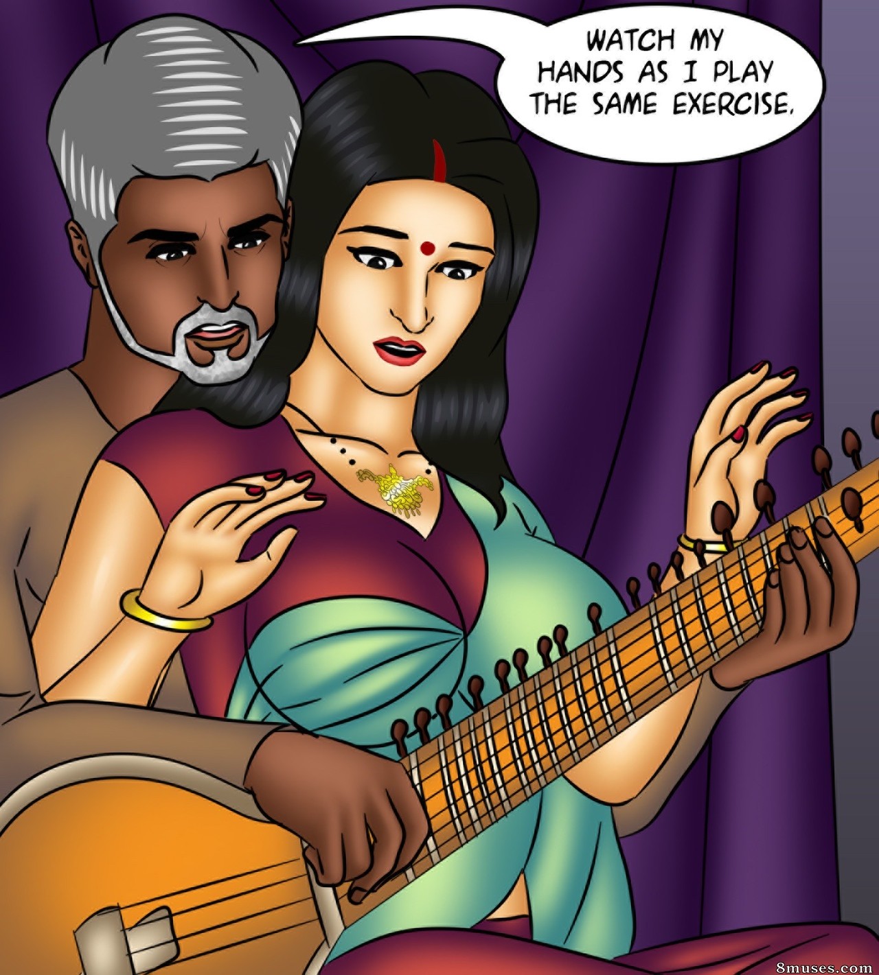 Kirtu.com Comics - Savita Bhabhi - Episode 127 - Music Lessons - Page 59