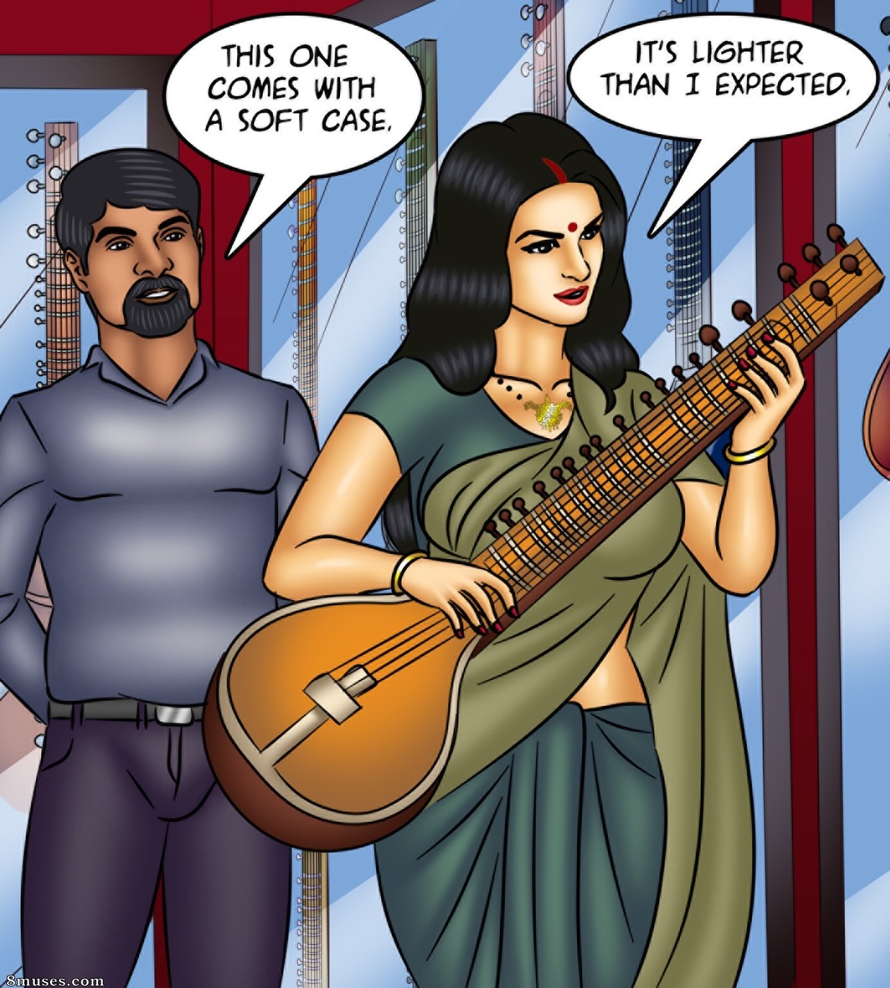Kirtu.com Comics - Savita Bhabhi - Episode 127 - Music Lessons - Page 37