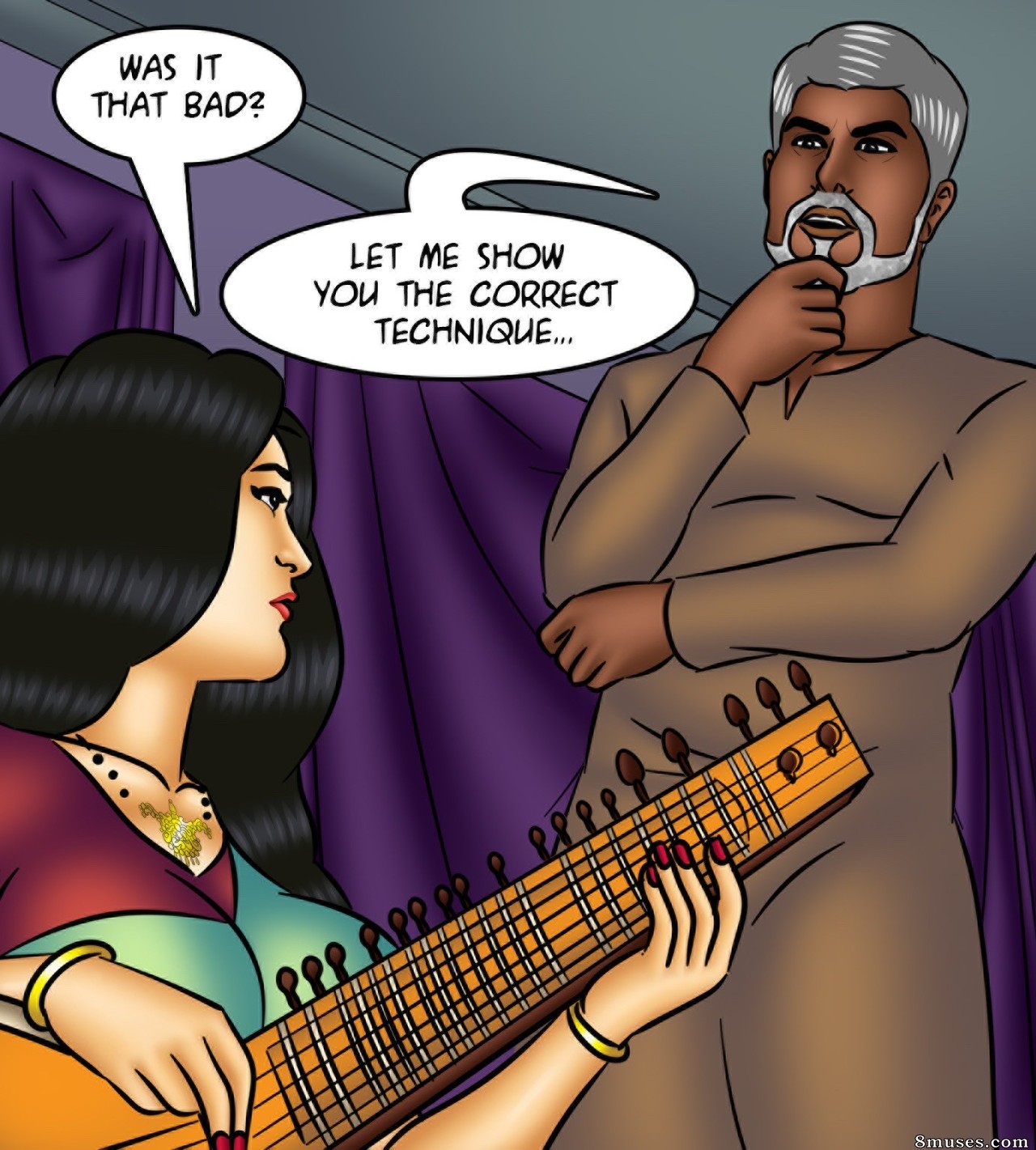 Kirtu.com Comics - Savita Bhabhi - Episode 127 - Music Lessons - Page 58