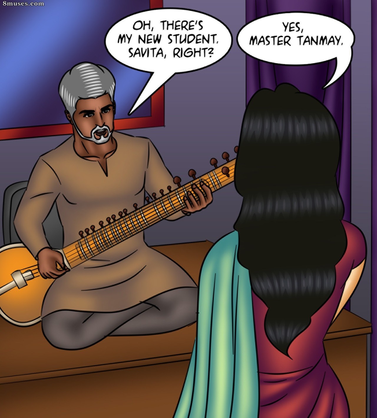 Kirtu.com Comics - Savita Bhabhi - Episode 127 - Music Lessons - Page 52