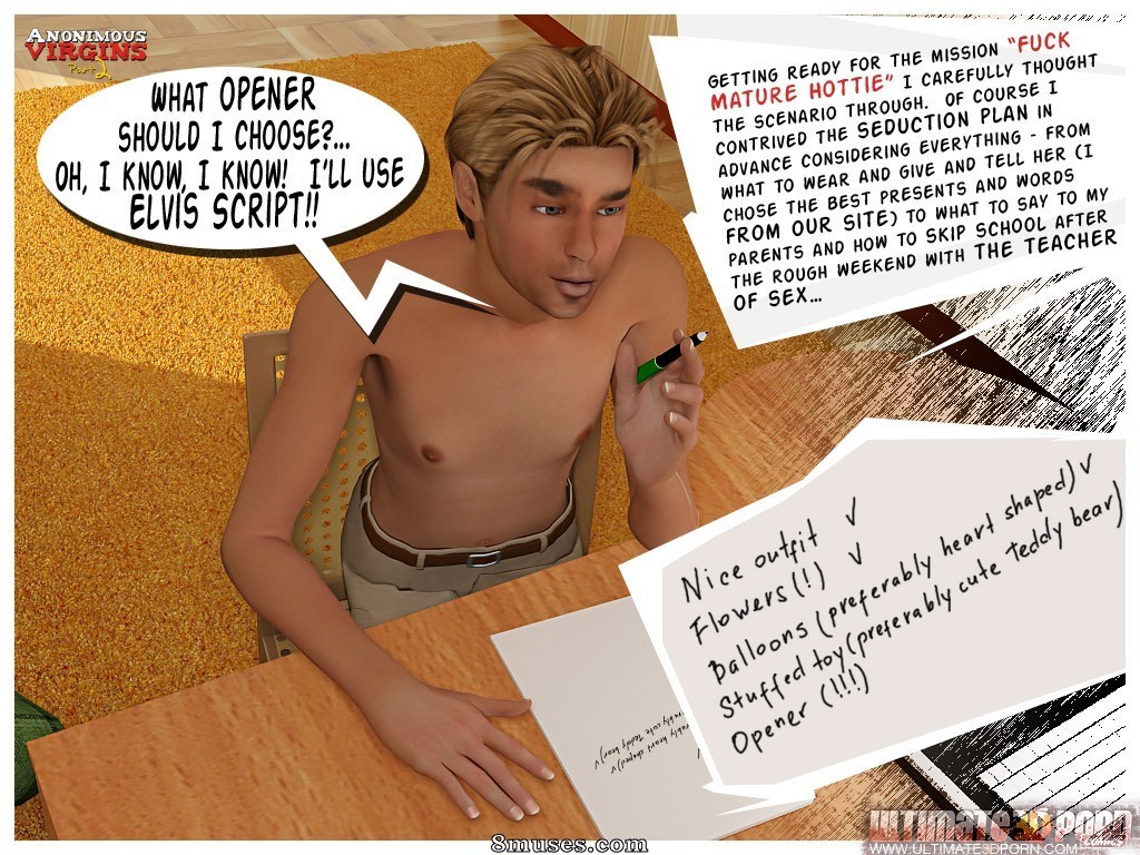 Anonymous Virgins - Anonymous Virgins Part 2 - Sex Lesson - Page 4